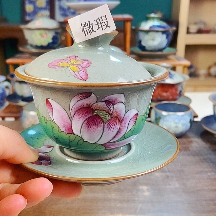 瓷片手工制作工艺精湛等