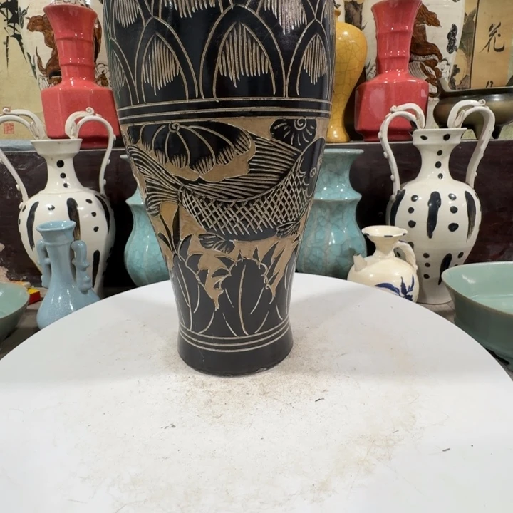 瓷片手工制作陶瓷摆件