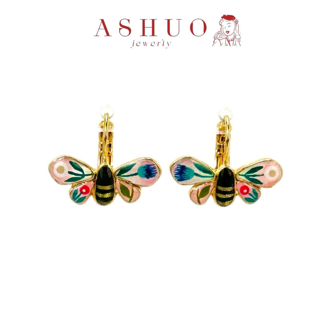 铜合金耳饰 阿烁中古Taratata as10741