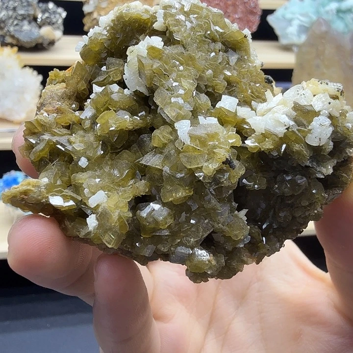 菱铁矿白云石水晶