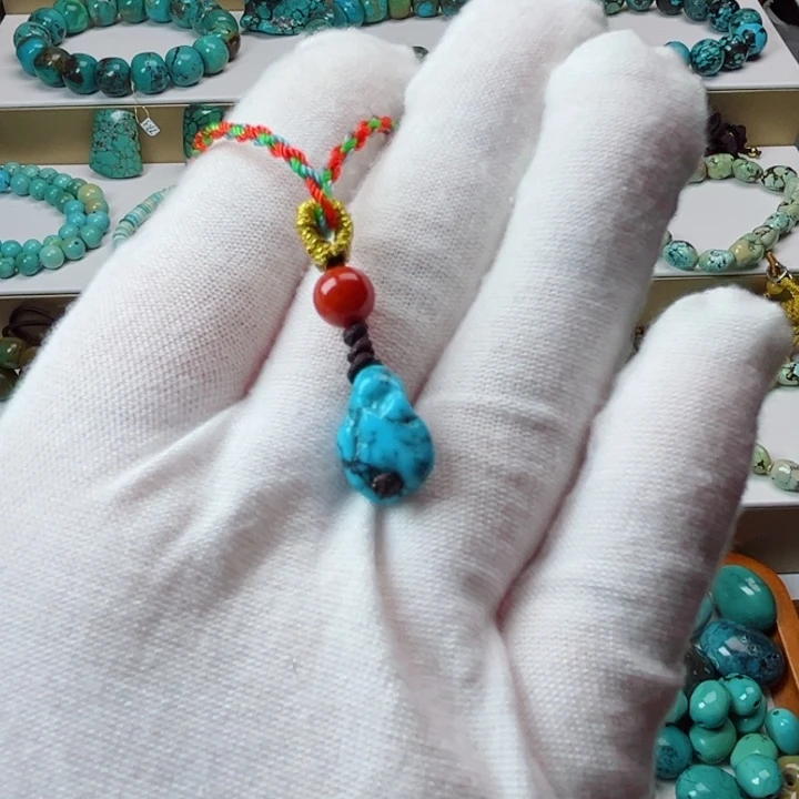 高瓷蓝小随行吊坠配饰