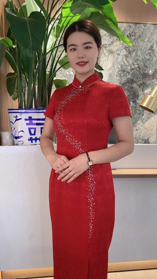 新中式改良款旗袍170121