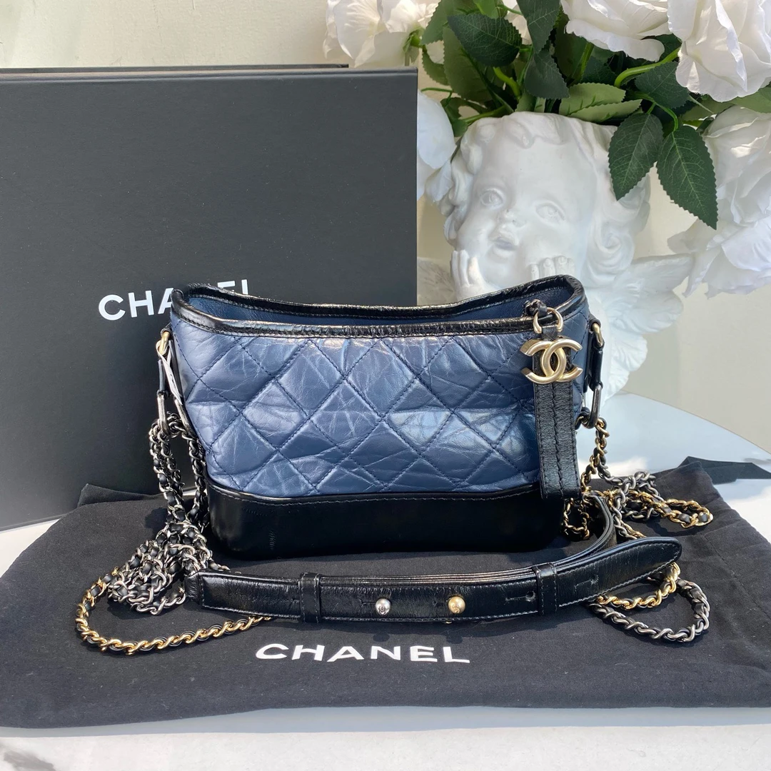 95新 Chanel/香奈儿 多宝二奢/72924/小号流浪 26开有标无卡