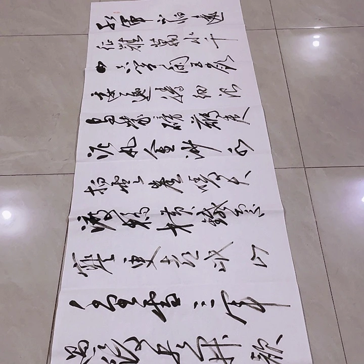 书法尤老师书法作品长征