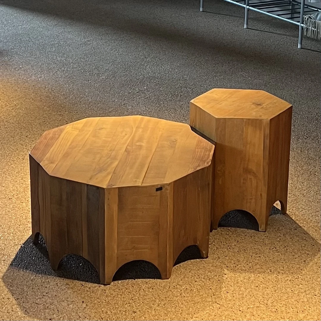 茶几边几角几木质侘寂风复古中式家用客厅茶室民宿创意实用