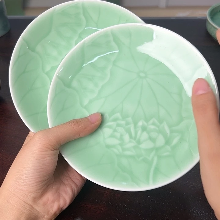 龙泉云间青瓷小米茶器