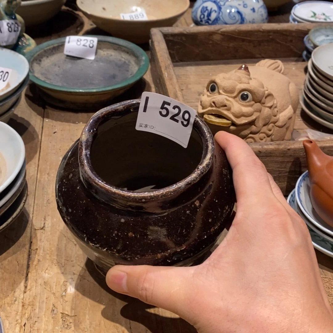 盖碗没****吉529老陶罐建水罐一个漂漂亮亮
