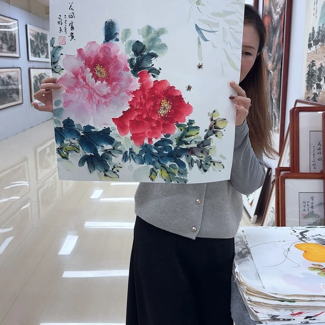 国画国画作品集一个由