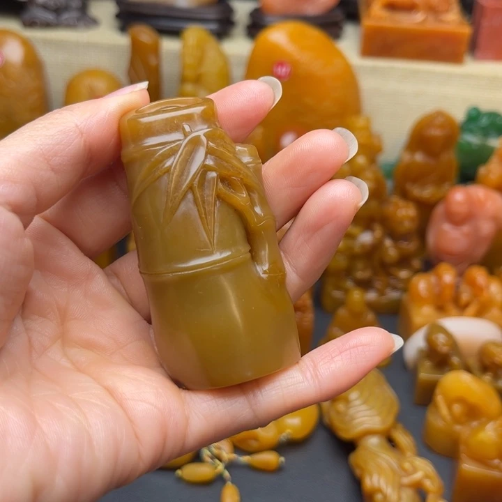 石***爱寿山石印石题材：工艺品