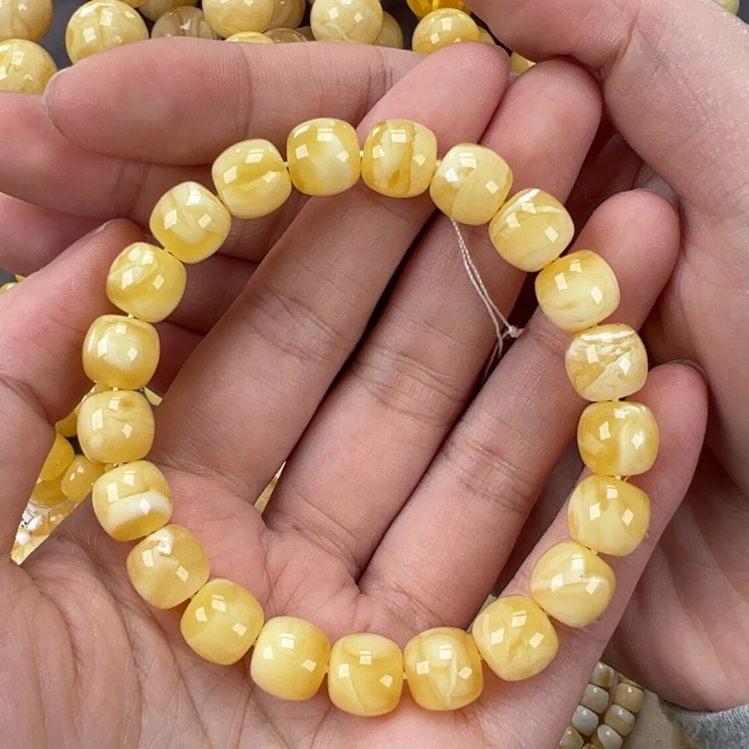 琥珀手链未镶嵌13.26精工