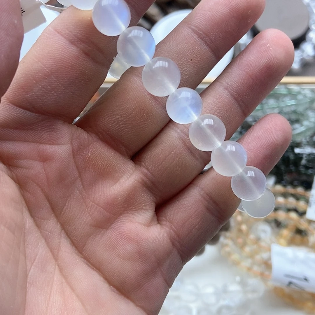 月光石手链未镶嵌手链