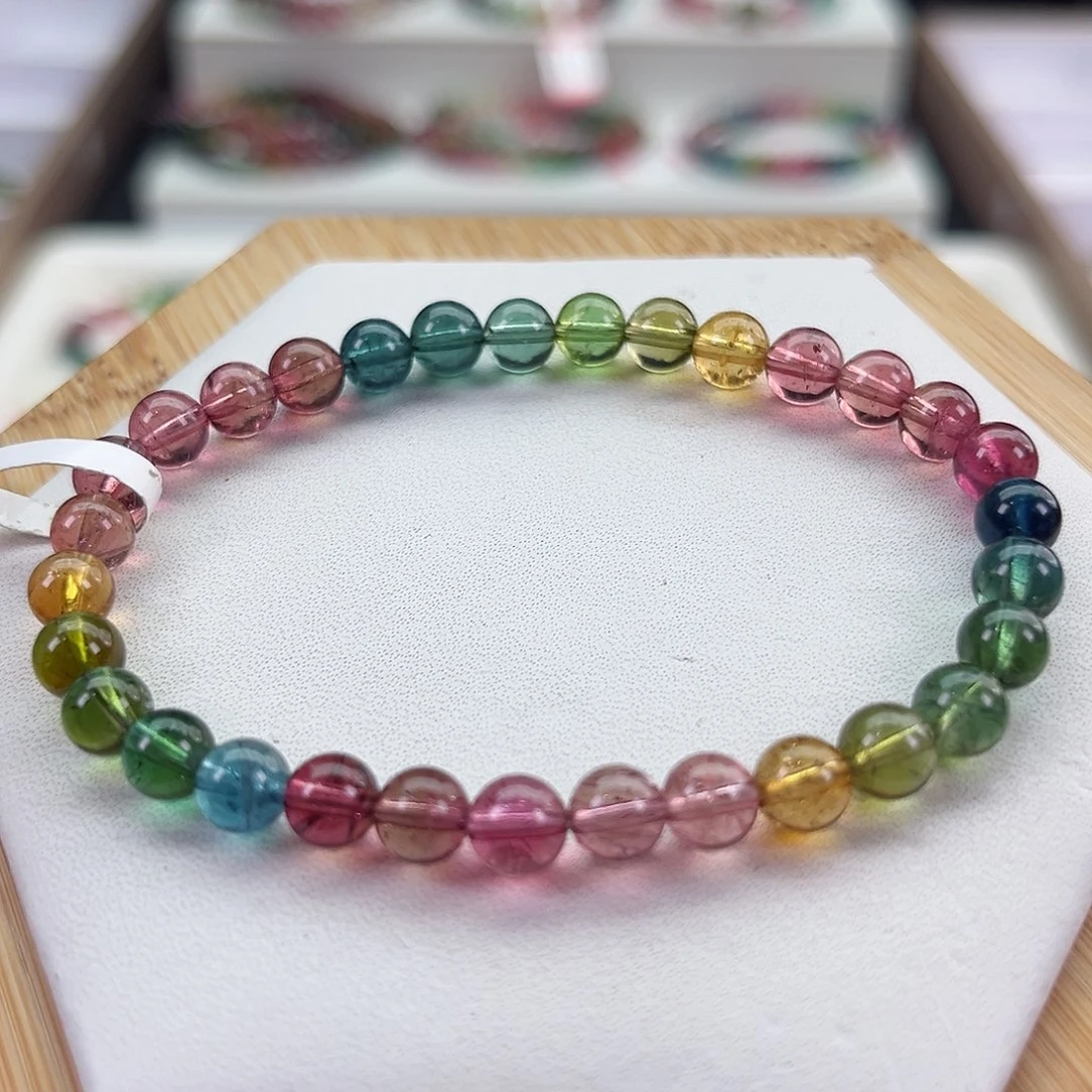 手链未镶嵌碧玺碧玺手串5.5mm+