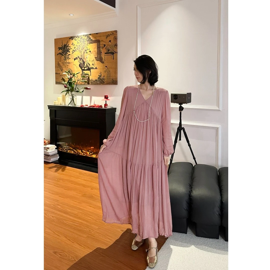 GU JIFEN｜巴黎圣母｜时髦设计感宽松显瘦连衣裙女 A2017X55911