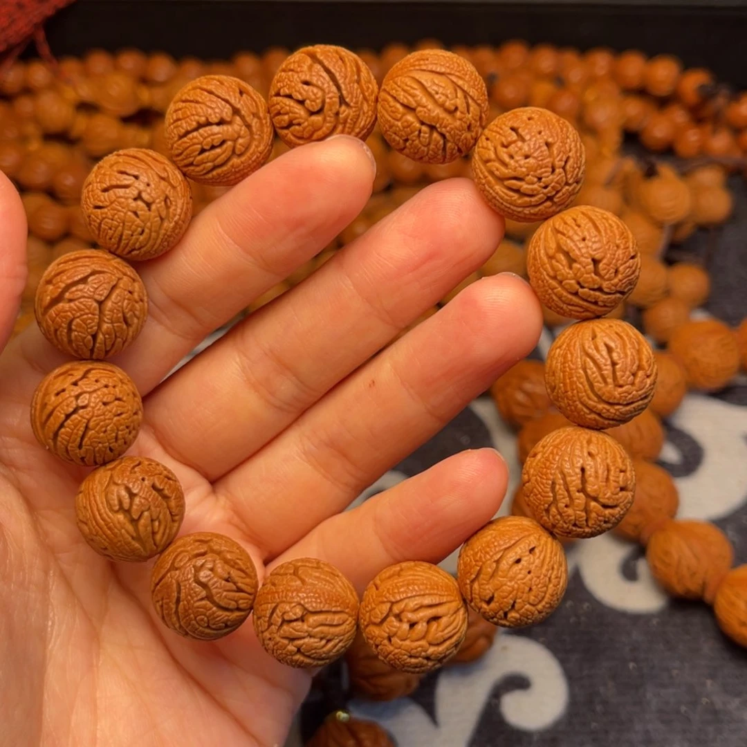 桃核手串龙纹桃核