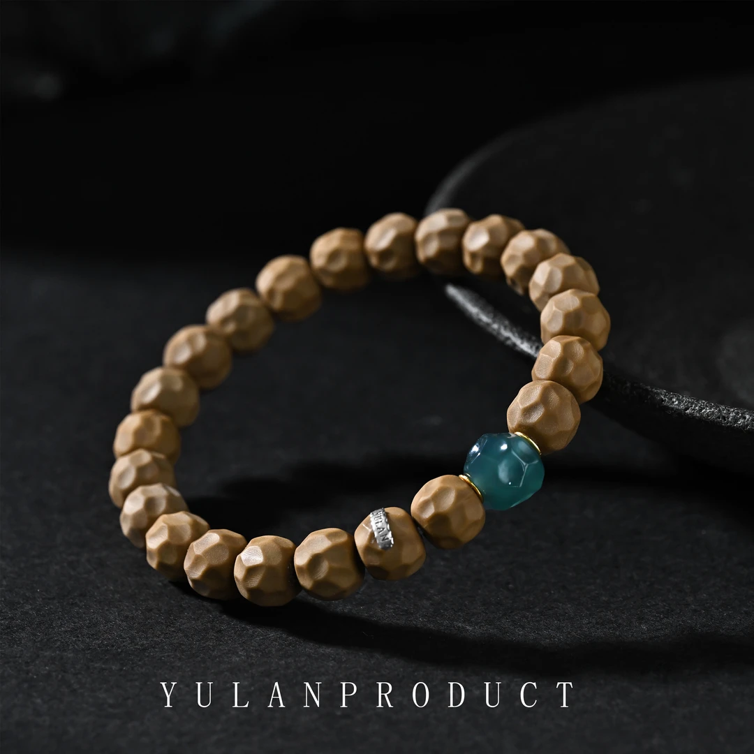 钰澜文玩【明】【钰翡·无相】猴头核桃无相10mm左右+翡翠无相搭配款