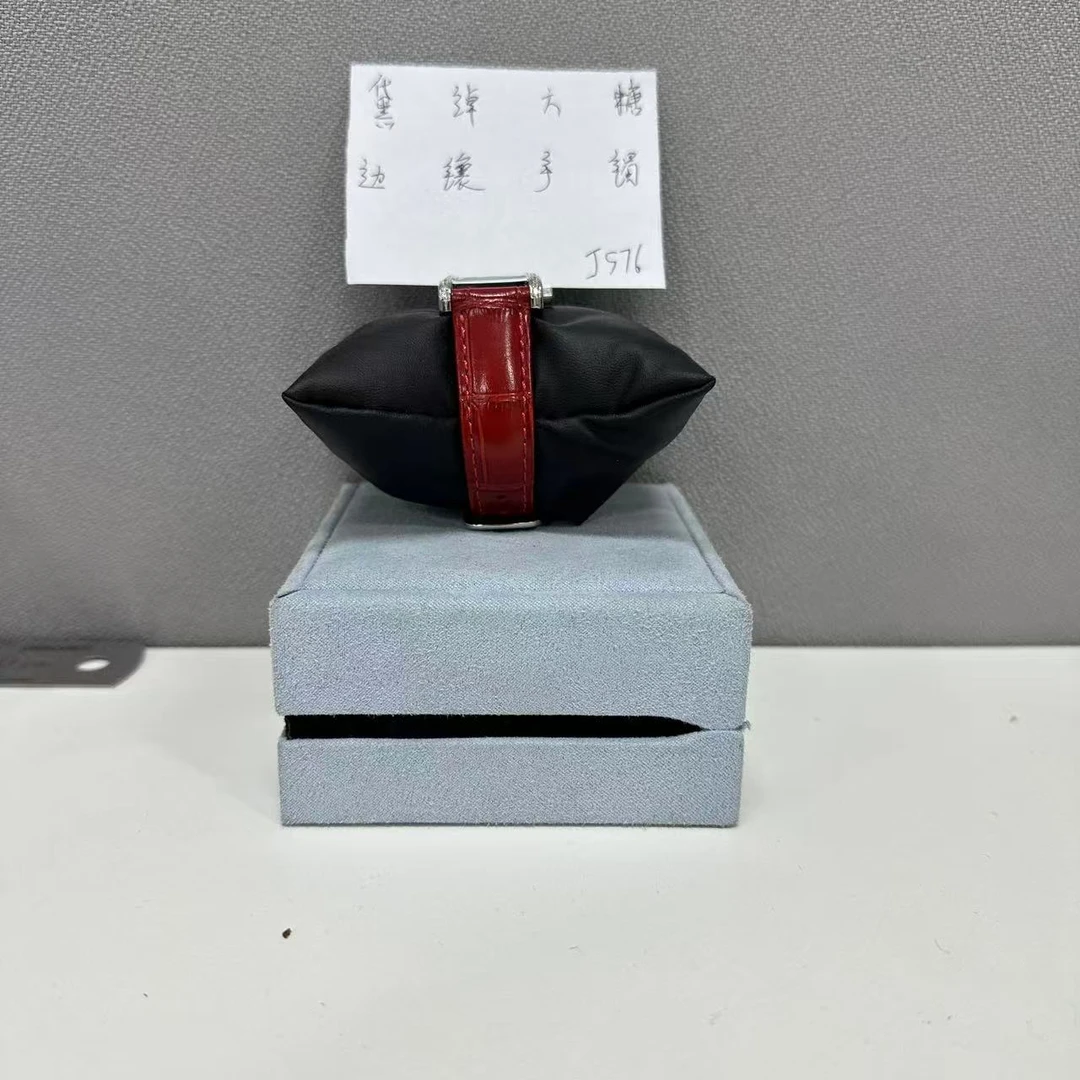 钛钢合成锆石手镯 黛绰方糖边镶手镯 ZF-J576