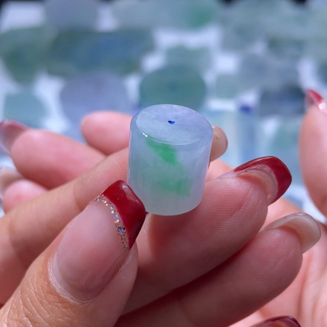 定制翡翠未镶嵌卡13➕珠子