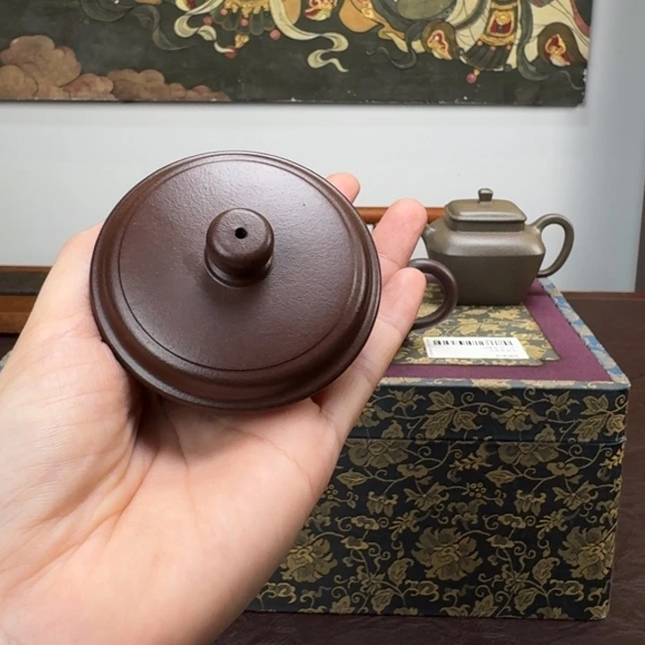 。***。茶壶紫砂六合全手