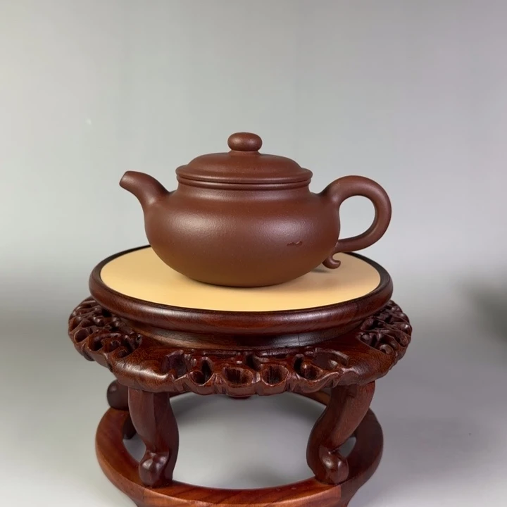 茶壶底槽青仿古壶250 cc全手工制作