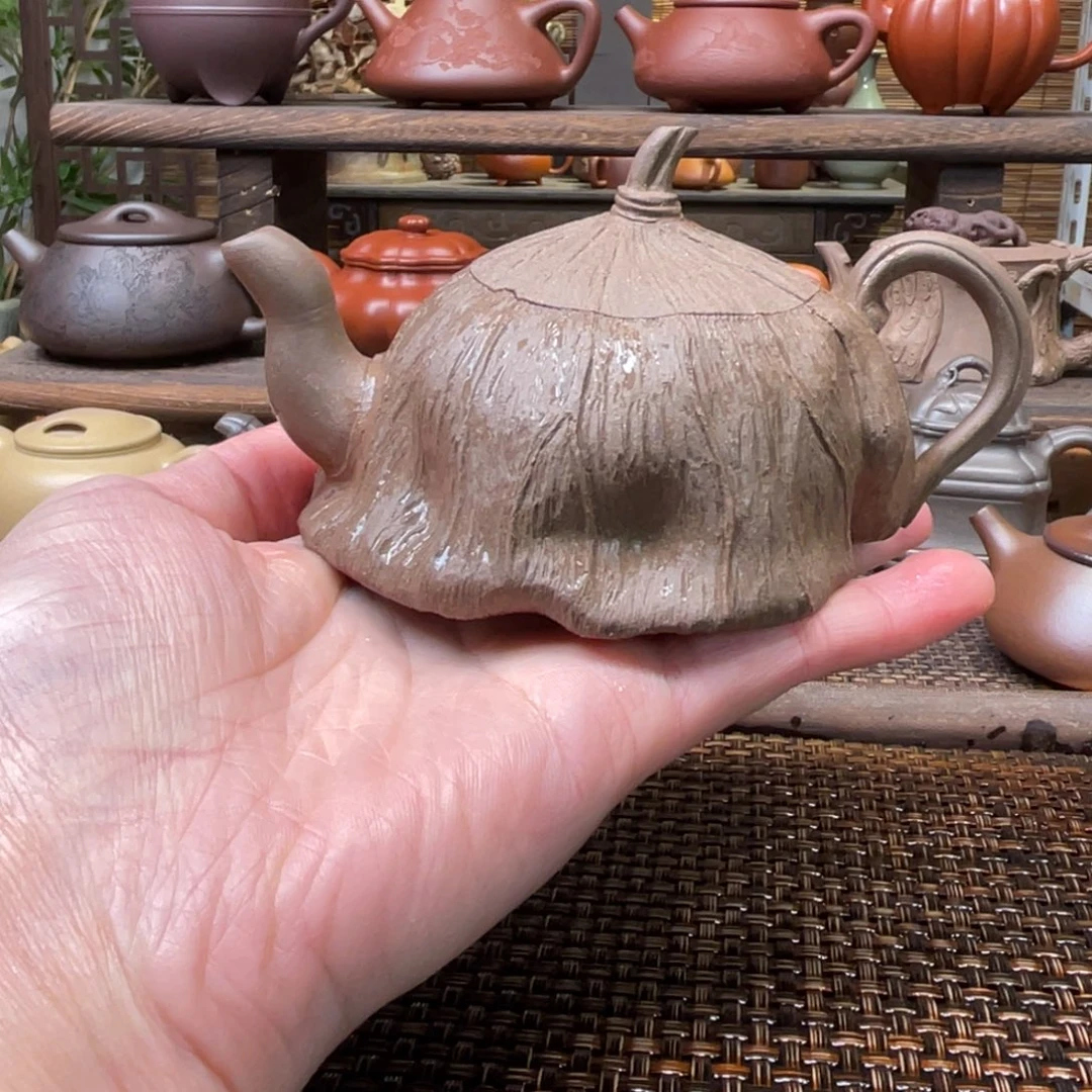 茶壶紫砂宜兴原矿紫砂手工制130