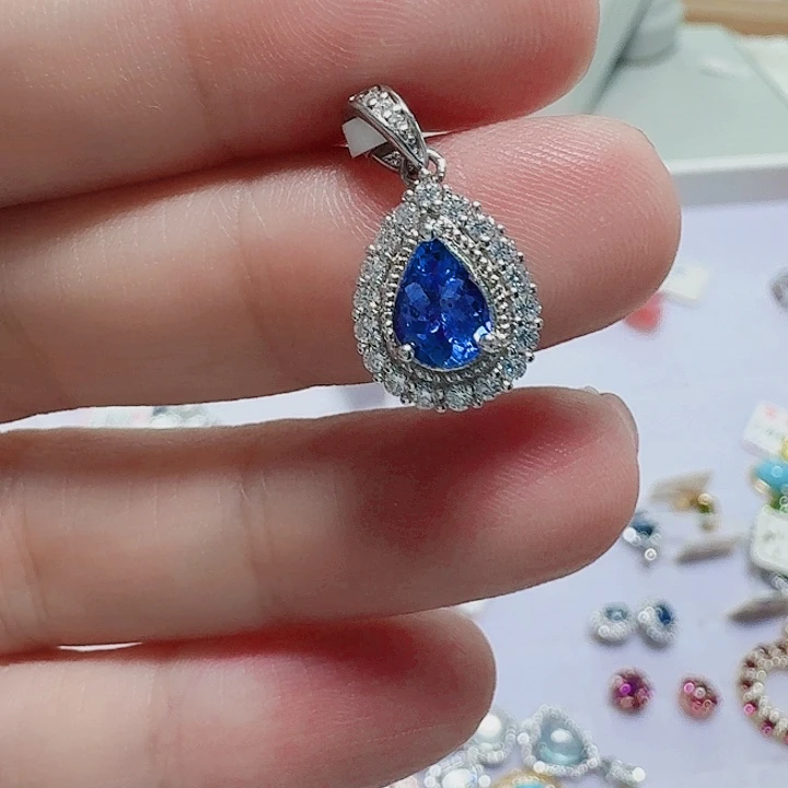 吊坠925银合成立方氧化锆