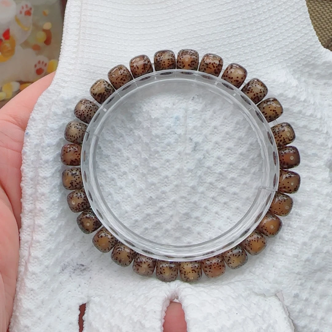 手串星月菩提冰糖火烧云8*7