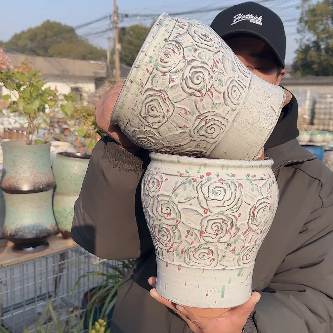 王嫂花盆1219-3955高23口16