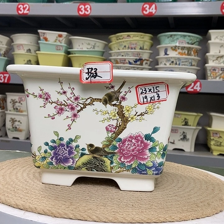 紫砂紫砂花盆0817