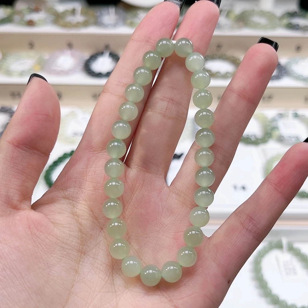 飞***生和田玉（糖玉）未镶嵌手链