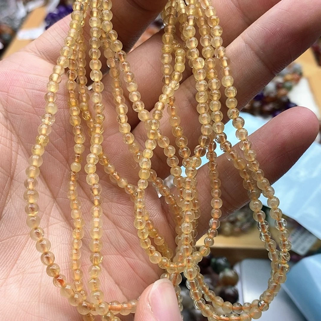 水晶手链未镶嵌多样性发货发一条