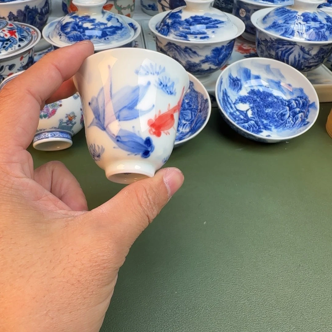 陶纯手工纯手绘茶具385