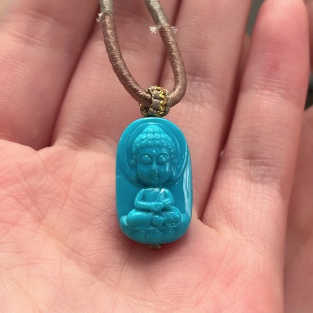 绿松石未镶嵌颈饰