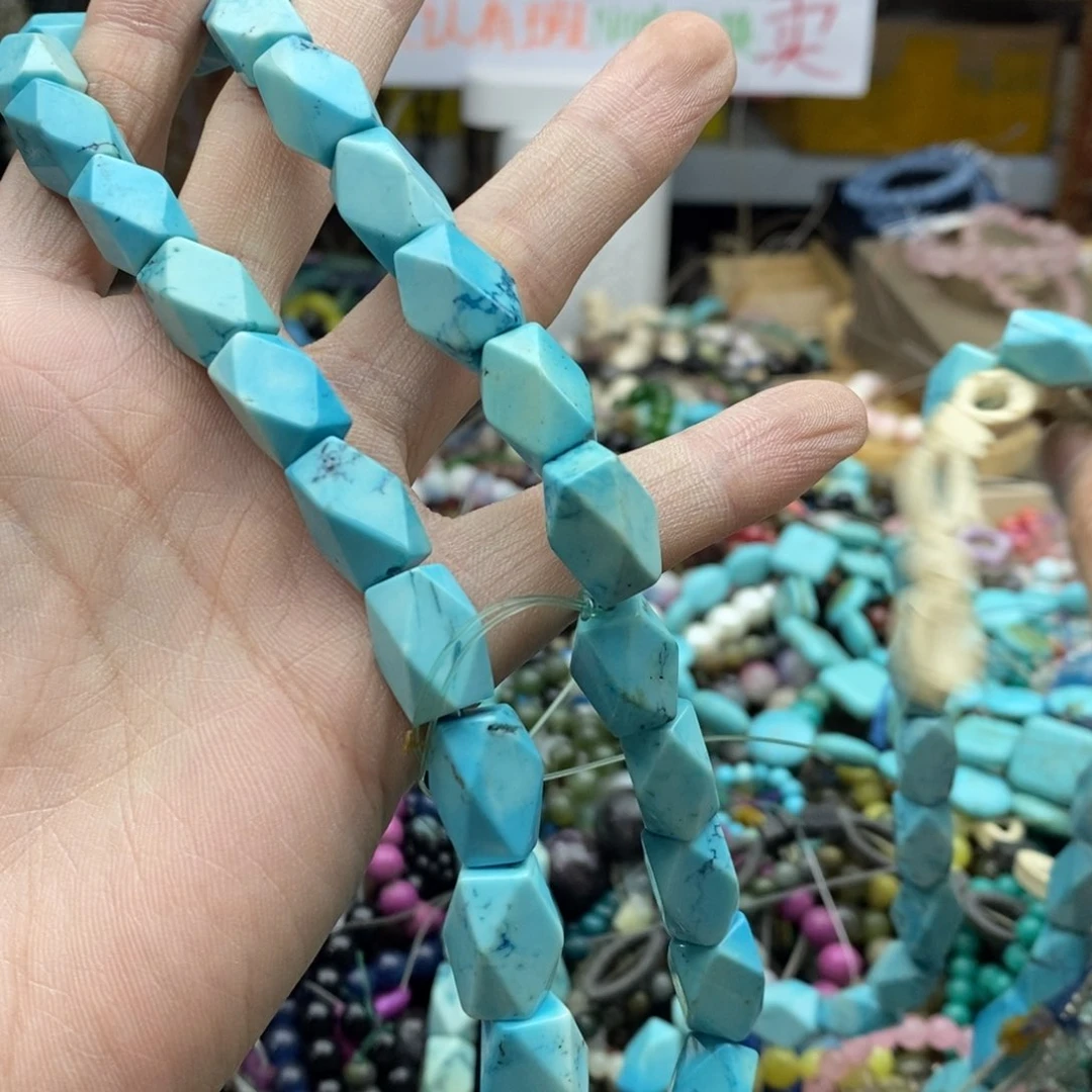 玛瑙/玉髓未镶嵌珠宝半成品一条松石L379