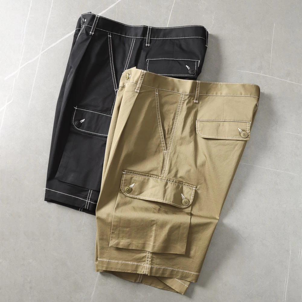 立体剪裁+多口袋！品牌撤柜户外工装运动短裤男宽松休闲五分裤夏