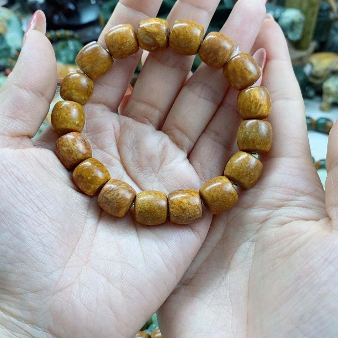 透闪石质玉手链未镶嵌观*