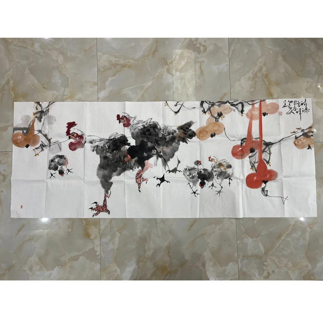 骆孝敏老师小六尺葫芦鸡（福禄吉祥）
