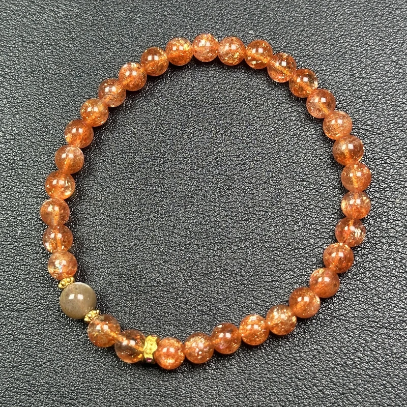 【好物珍宝】金太阳DIY水晶手串 约5mm（多样性发其一）