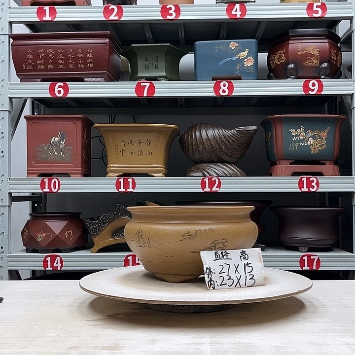 紫砂花盆紫砂花盆