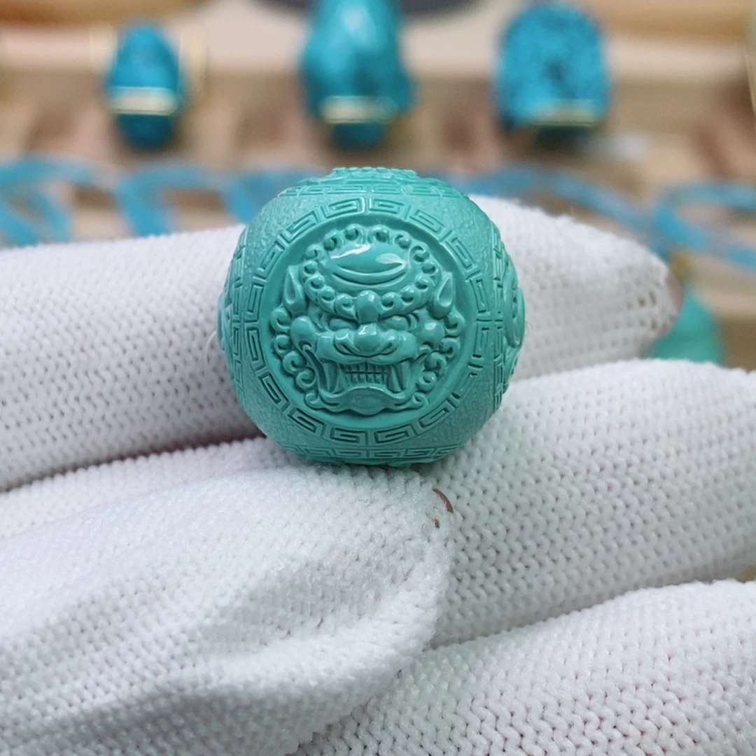 绿松石未镶嵌珠宝奇石21mm