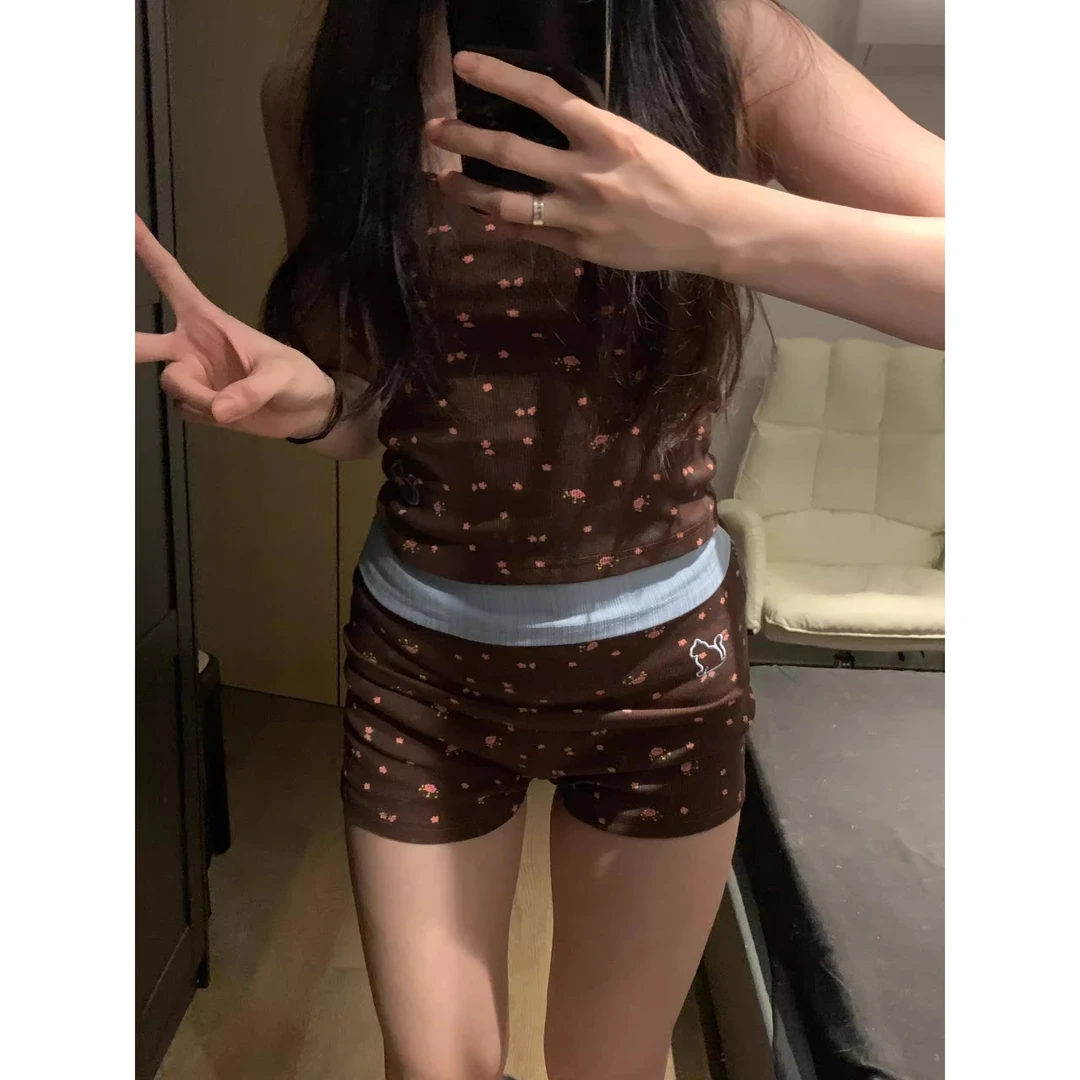 【DMXJ大梦想家】少女辣妹睡衣女夏季2025新款纯欲风性感家居服套装