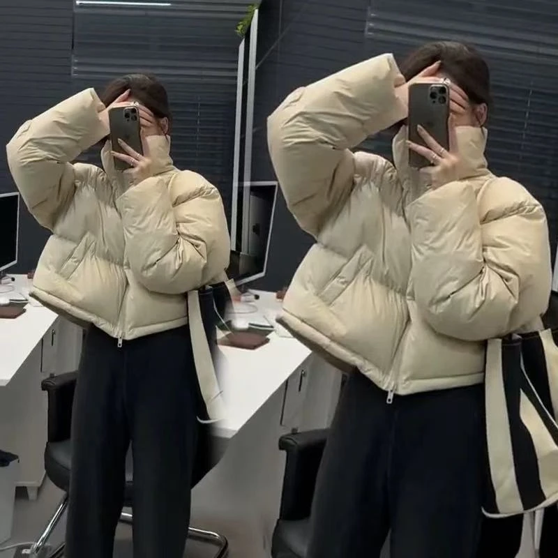 【666】1119/21-607/1100 小个子短款加厚设计感保暖外套