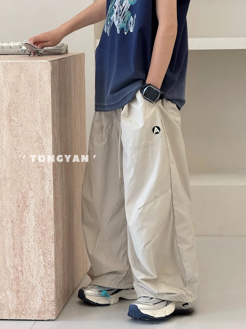 男童裤子夏装新款中大童爆款休闲百搭工装裤儿童薄款长裤潮洋气