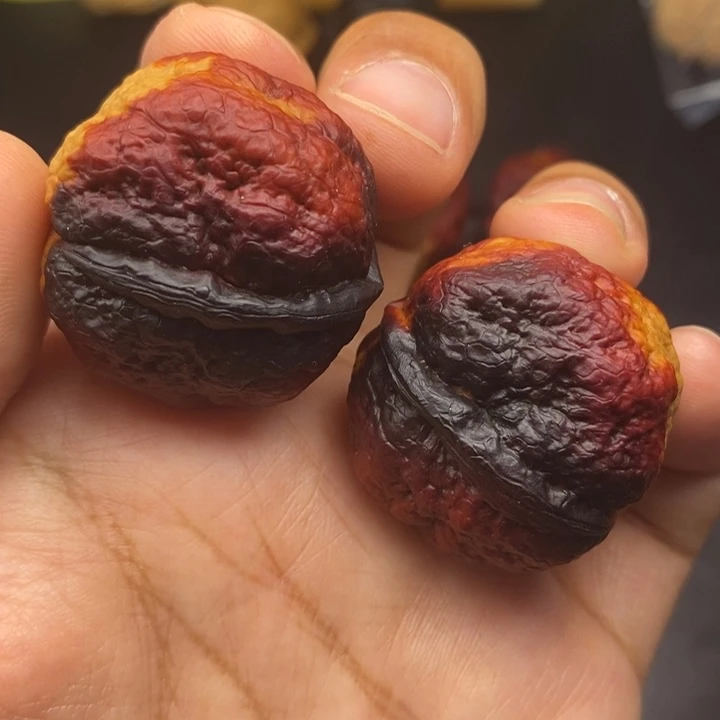 文玩核桃把件33尺肌肉蛙
