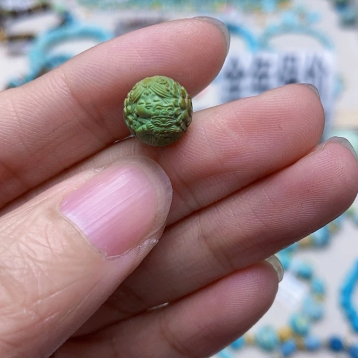 绿松石未镶嵌挂件32