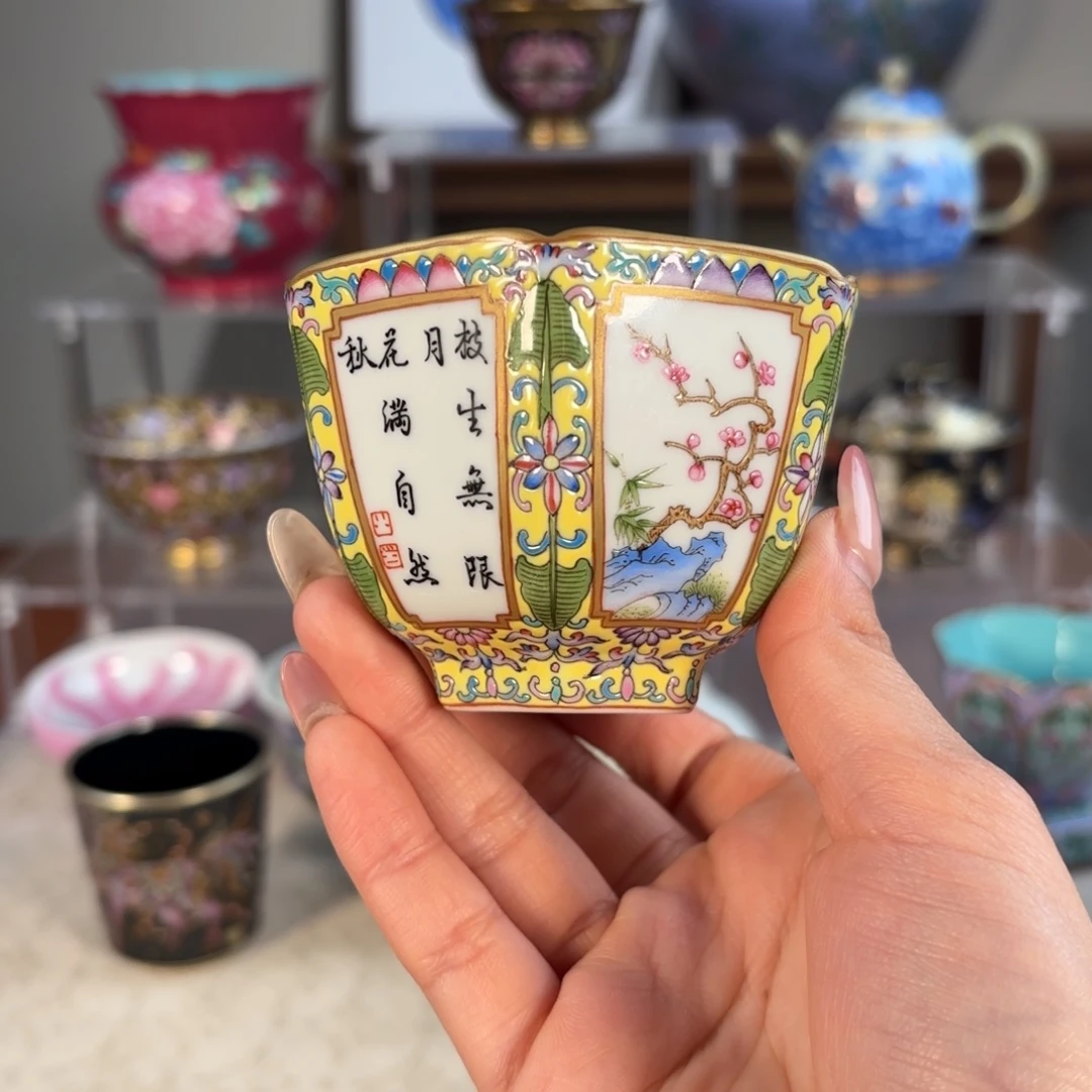 纯手工手绘 高端茶器