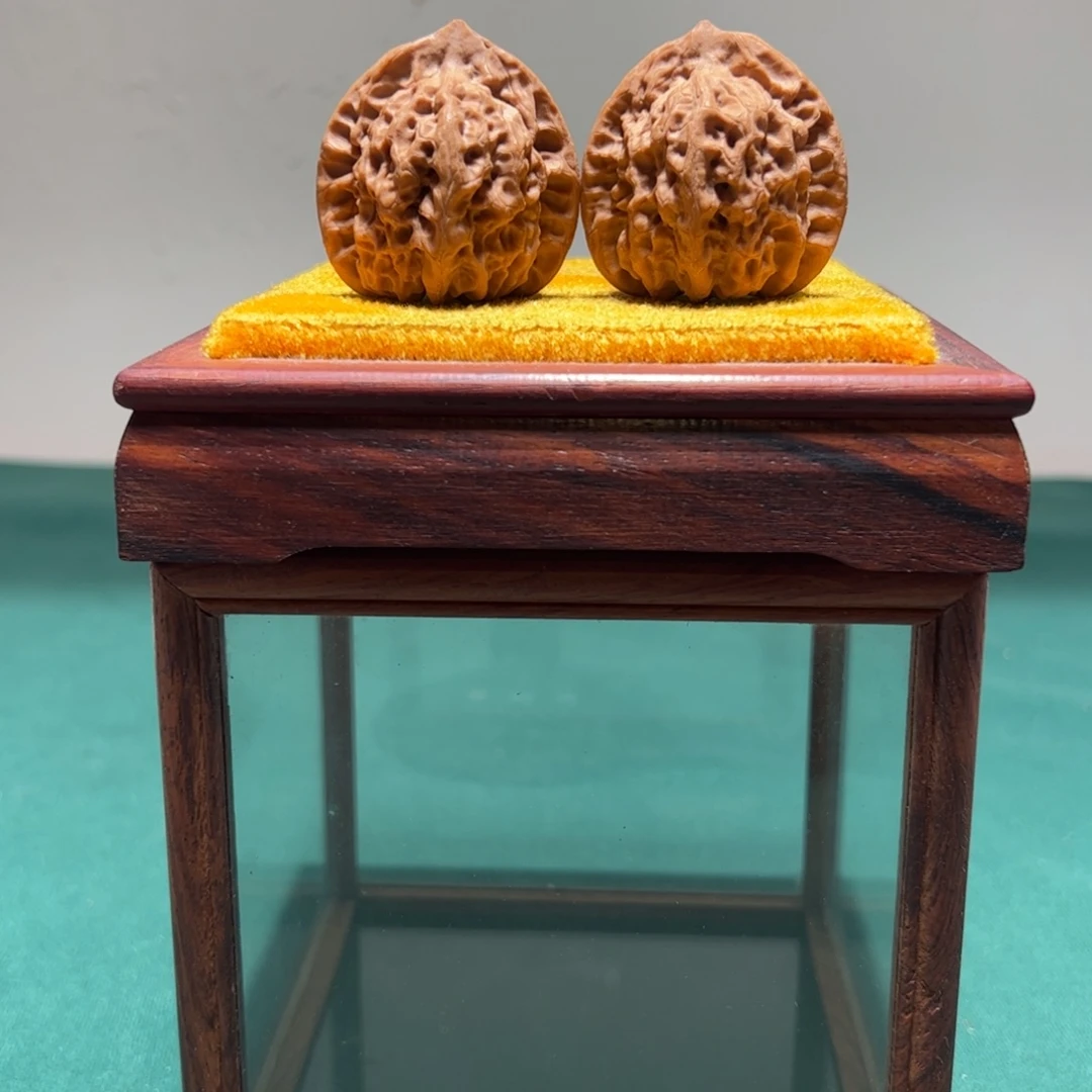 马***上文玩核桃把件蓟县佛肚41全品 到付