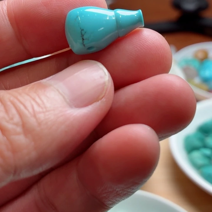茗***茶绿松石未镶嵌配饰
