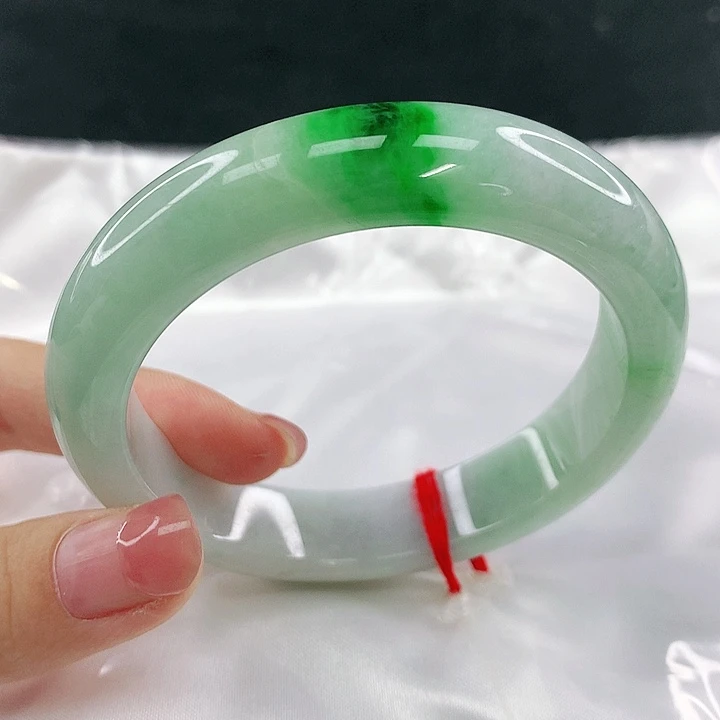 翡翠未镶嵌手镯圈56，18042