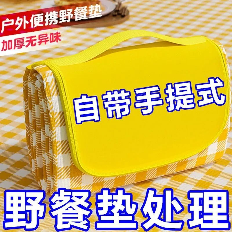 野餐户外防潮垫加厚便携春游地垫防水ins露营草坪垫子郊游野炊