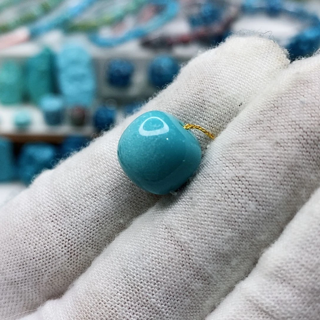 绿松石珠宝奇石未镶嵌一***的